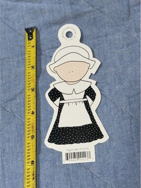 🎅🏻 Scrapbook Die Cut  Friends My Minds Eye Pilgrim Girl 442709  Year 1999 Rare